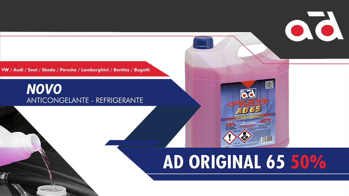 Nuevo AD Original 65: ampliamos la gama de anticongelantes y refrigerantes