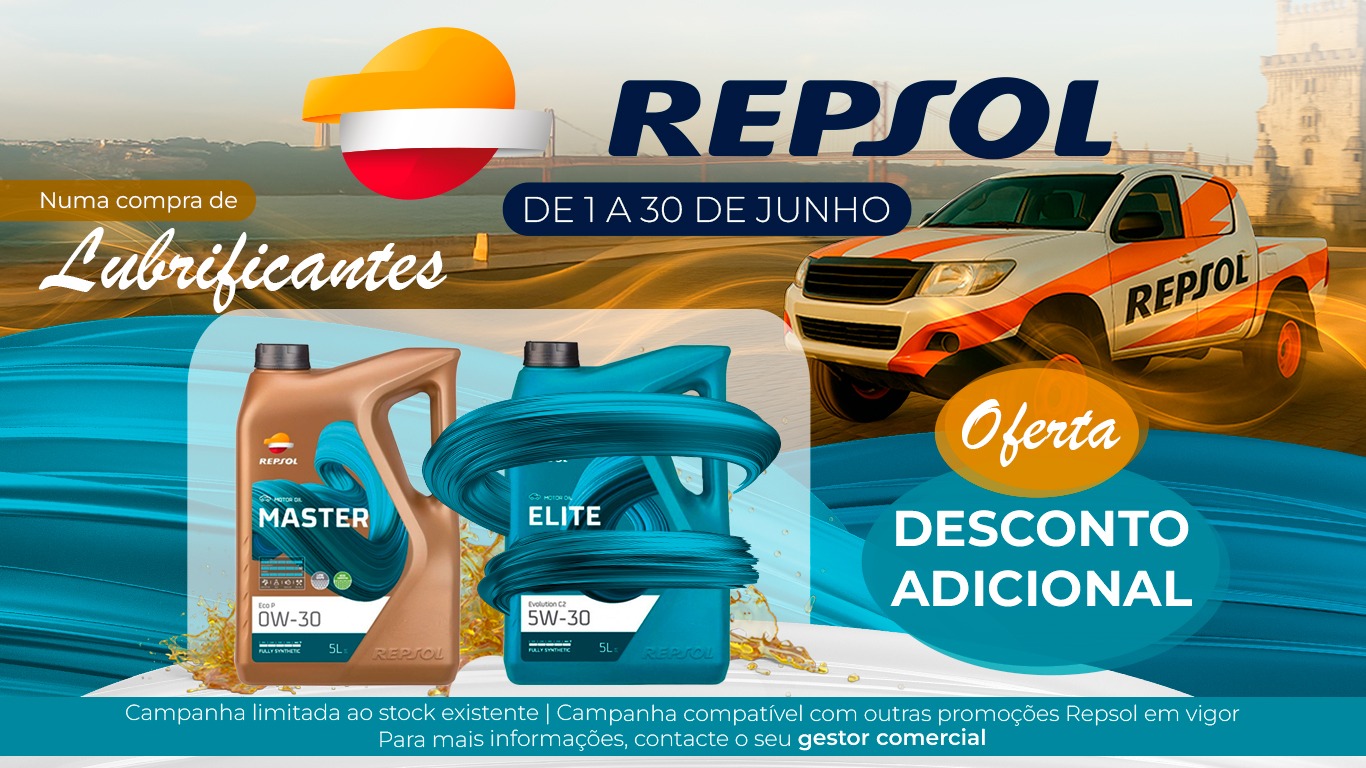 Featured image for “Campanha Repsol – Desconto Adicional em Lubrificantes”